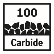 Doigt de ponçage à concrétion carbure Starlock AVZ 32 RT10 32 x 50 mm-4