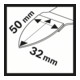 Doigt de ponçage à concrétion carbure Starlock AVZ 32 RT10 32 x 50 mm