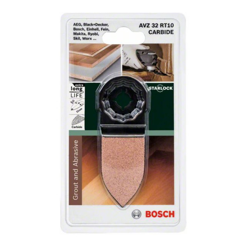 Doigt de ponçage à concrétion carbure Starlock AVZ 32 RT10 32 x 50 mm