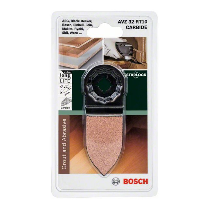 Doigt de ponçage à concrétion carbure Starlock AVZ 32 RT10 32 x 50 mm