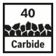 Doigt de ponçage à concrétion carbure Starlock AVZ 32 RT4 32 x 50 mm-5