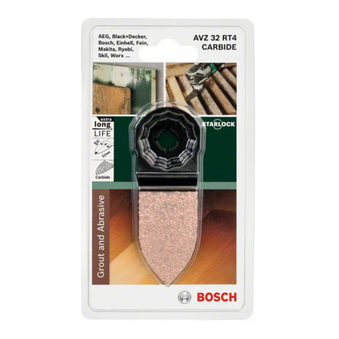 Doigt de ponçage à concrétion carbure Starlock AVZ 32 RT4 32 x 50 mm