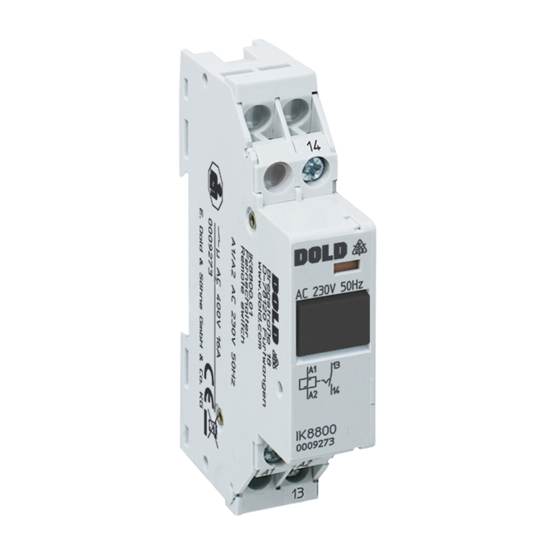 Dold&Söhne Interrupteur à distance 2W, 16A IK8800.12 AC50Hz230V