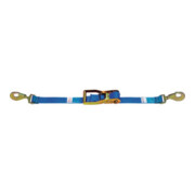 Dolezych Sangle d'arrimage DIN EN 12195-2 L.8m I.50mm avec cliquet + mousqueton h.LC U 4000 daN