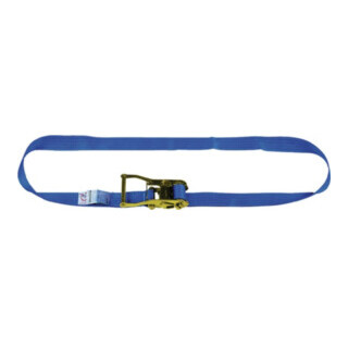 Dolezych Sangle d'arrimage DIN EN 12195-2 L8m I50mm avec cliquet LC U 5000 daN