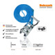 Dolezych Sangle d'arrimage L.4m I.25mm avec mini-cric LC : 1000 daN monobloc, bleu-1