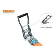 Dolezych Zurrgurt DoZurr 5000 2-teilig, 6 m-3