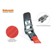 Dolezych Zurrgurt mit mini-Ratsche 6m-3