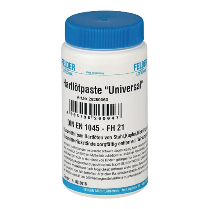 Domaines Pâte à braser Univ.800-1100GradC Flacon de 500g