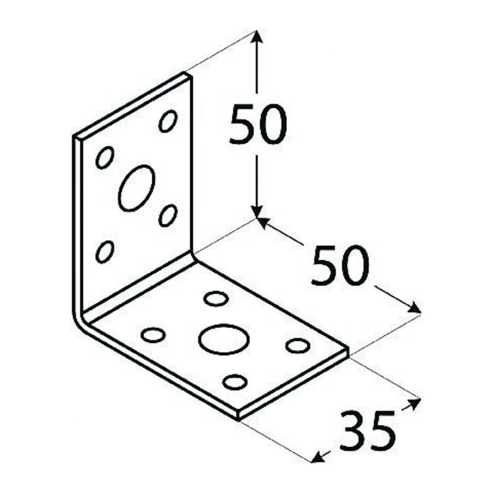 domax Winkelver. o. Sicke 50x50x35x2,5mm
