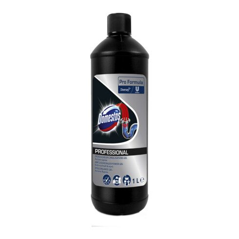 Domestos Professional Gel Puissant Déboucheur 6x1L