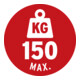 Doppelstufenleiter Aluminium 2x8 Stufen Höhe Stehleiter 1,68m-4