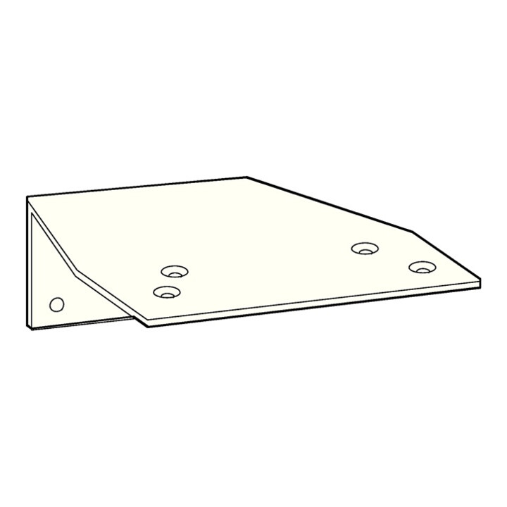 Dorma Befestigungswinkel silber f. TS 73 V/TS 83