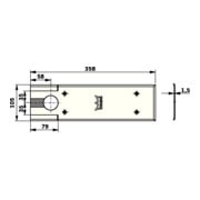 Dorma Deckplatte BTS 80/BTS 80 F/BTS 80 EMB/BTS VA feinmatt-4