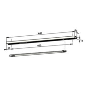 Dorma Gleitsch.G 96 N f.ITS 96 31x20mm mech.DIN L-5