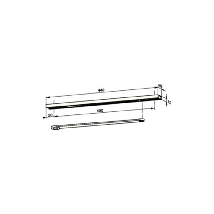 Dorma Gleitsch.G 96 N f.ITS 96 31x20mm mech.DIN L