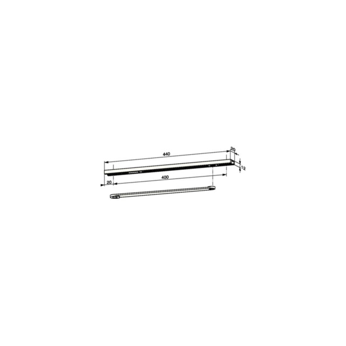 Dorma Gleitsch.G 96 N f.ITS 96 31x20mm mech.DIN L