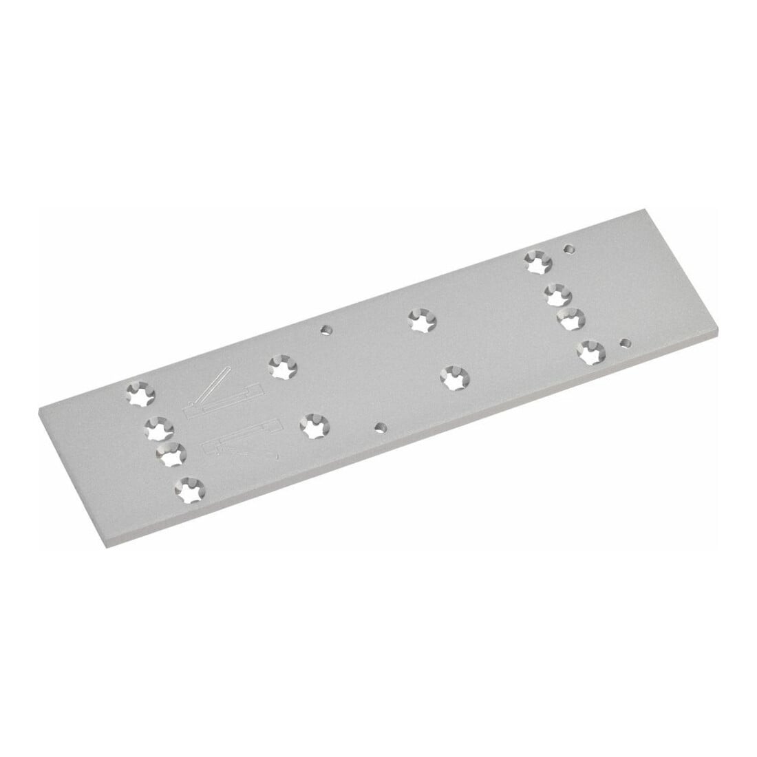 Dorma Montageplatte silber f.TS 83 EN 3-6