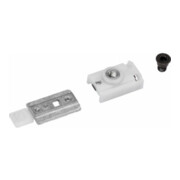 Dorma Unité de verrouillage RF-GN pour rail coulissant G-N argenté angle d’ouverture env. 150°