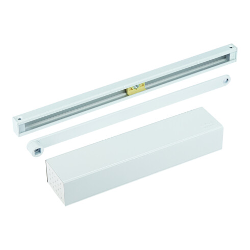 dormakaba serrure de porte coulissante TS 92 B Basic charnière Normalmont blanc 9016 EN 1-4