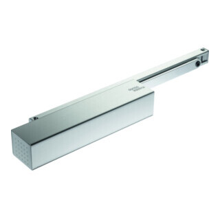 dormakaba serrure de porte coulissante TS 93 G Basic Normalmont côté paumelles argent EN 2-5