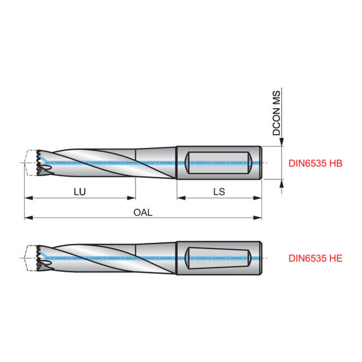 Dormer Bohrkörper Hydra 3xD 36.5mm