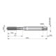 Dormer Gewindebohrer M10 DIN 371 HSSE-PM vaporisiert Weißr.