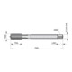 Dormer Gewindebohrer M20 x 1,5 DIN 374 HSSE-PM blank 1,5xD