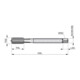 Dormer Gewindebohrer M24 x 1,5 HSSE-PM blank DIN 374 C 1,5xD 6H