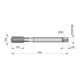 Dormer Gewindebohrer UNC DIN 376 M9 HSSE-PM 1,5xD blank UNC9/16"