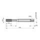 Dormer Gewindeformer M10 DIN 2174 TiN 3xD 6GX HSS-E