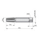 Dormer Hand-Gewindebohrer BSPT ISO2284 C 1,5xD 1/4" HSS blank