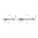Dormer Hand-Gewindebohrer HSS BSW 3/16" ISO 529 1,5xD blank