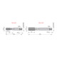Dormer Hand-Gewindebohrer UNC ISO 529 3/8" 1,5xD HSS blank