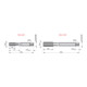 Dormer Hand-Gewindebohrer UNF ISO529 10-32" 1,5xD HSS blank