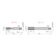 Dormer Handgewindebohrer M14 ISO529 HSS 1,5xD 3tlg blank
