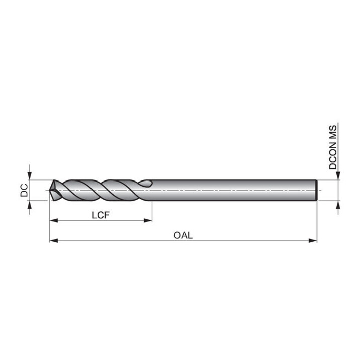 Dormer HSS-E Spiralbohrer 3xD N49 135° Bronze PMKNS