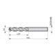 Dormer HSS-E Spiralbohrer PFX 1.4mm 130° Kurz Blank