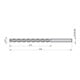 Dormer HSS-E Spiralbohrer PFX 5.1mm 130° blank eLang Typ W PMS