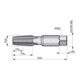 Dormer HSS Gewindebohrer NPT ANSI B94.9 1/2" TiN 1,5xD C