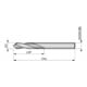 Dormer HSS NC-Anbohrer DIN1897 16mm Blank 120G PMKSN