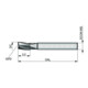 Dormer HSS Senkbohrkörper 180G 3/4" Rechts Blank PMKN