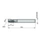Dormer HSS Senkkörper 180G 11/32" Rechts Blank PMKN