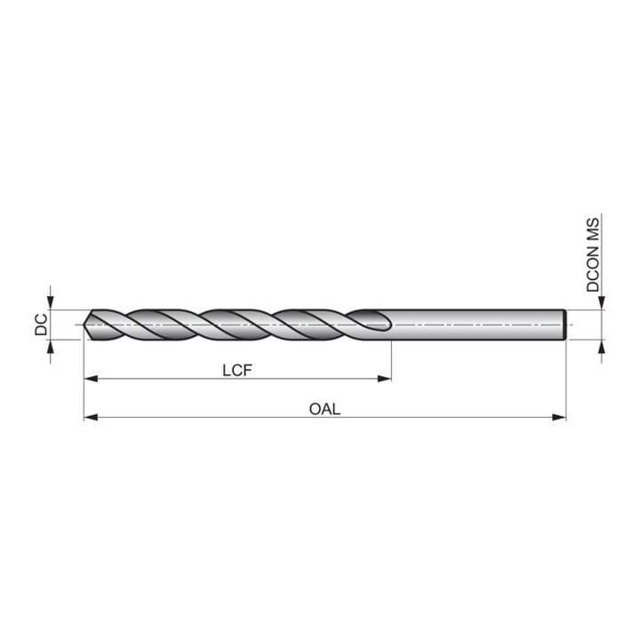Dormer HSS Spiralbohrer DIN340 17,5mm vap. 118° Stahl