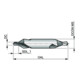 Dormer HSS Zentrierbohrer TiAlN DIN333A 3.15 x 8.0mm 60°