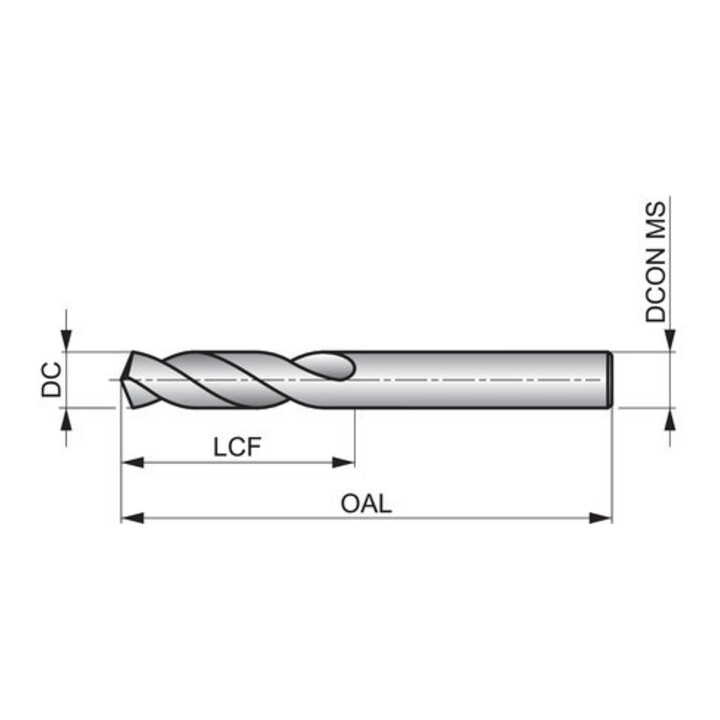 Dormer Kurzbohrer DIN1897 15,5mm HSS vap. 135G PK