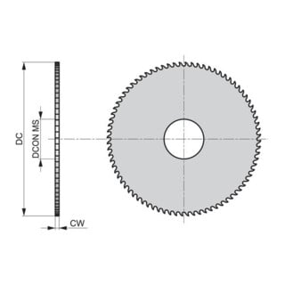 Dormer Metallsägeblatt HSS 200 x 1,2mm 5° DIN 1837