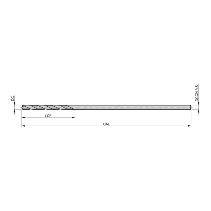 Dormer Pramet HSS Spiralbohrer AERO N50 Länge 12" vap. NAS907 Precision