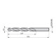 Dormer Pramet Spiralbohrer NAS907 N22 HSS 4xD 118° Precision