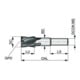 Dormer Senkbohrkörper HSS 180G 3/4" kurz